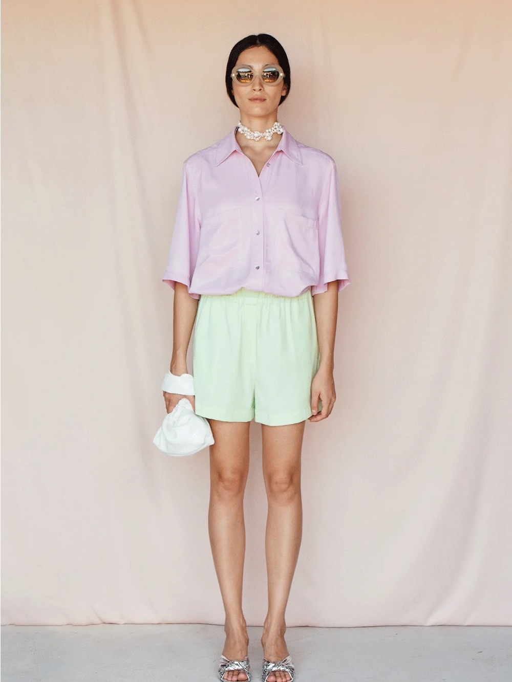 Eiko Ai Muon Pants Shorts in Mint size S/M